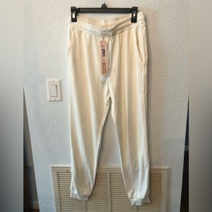 NWT Comfy Cream Lounge Pants